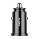 Автомобильное зарядное устройство Baseus BS-C16C1 мощностью 30 Вт (USB-C PD 3.0, USB-A QC 4.0+; SCP, AFC)