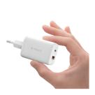 Сетевое зарядное устройство Deppa мощностью 65 Вт (USB-C, USB-A) (GaN) - фото 2