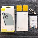 Защитное стекло для объективов камеры Baseus Gem для iPhone 11 Pro и 11 Pro Max (0,15 мм; 2 комплекта) - фото 5