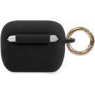 Силиконовый чехол с карабином GUESS Triangle для AirPods Pro - фото 2