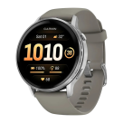 Спортивные часы Garmin Venu 4, 45 мм, серебристо-серый силиконовый ремешок - фото 2