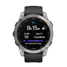 Спортивные часы Garmin epix (Gen 2) Standard Edition, 47 мм, чёрный силиконовый ремешок - фото 3