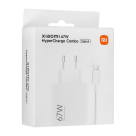 Сетевое зарядное устройство Xiaomi HyperCharge Combo мощностью 67 Вт (USB-A) и кабель USB-C — USB-A (1 м) (версия Global) - фото 3