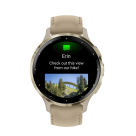 Спортивные часы Garmin Venu 3S, 41 мм, «французский серый» кожаный ремешок, «французский серый» силиконовый ремешок - фото 5