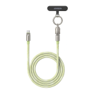 Тканевый ремешок через плечо с карабином и кабелем USB-C Ugreen для iPhone (L508) - фото 3