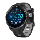 Спортивные часы Garmin Forerunner 965, силиконовый ремешок цвета чёрный/«серая пудра» - фото 2