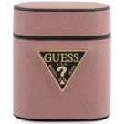 Чехол из экокожи CG Mobile GUESS Saffiano Script для AirPods 1-го и 2-го поколений - фото 2