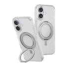 Прозрачный чехол MagSafe с подставкой Uniq Swivix для iPhone 16