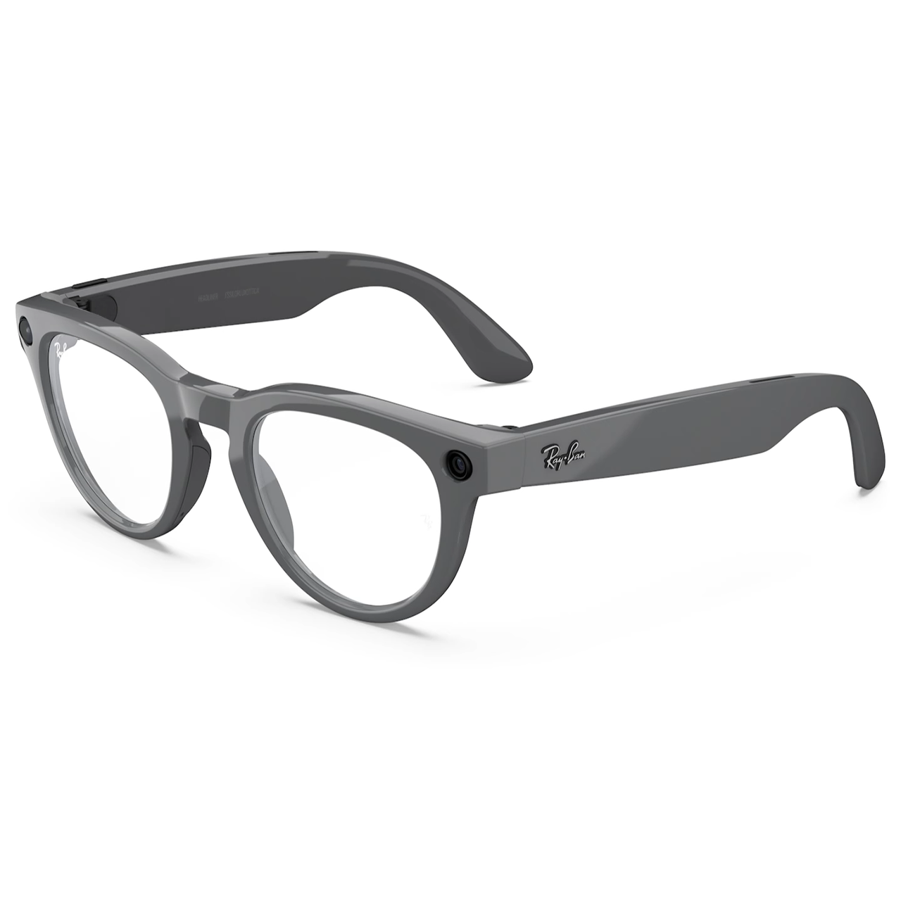 Умные очки Ray-Ban Headliner (Gen 2) (Shiny Asteroid Grey/Emerald Transitions) - фото 2