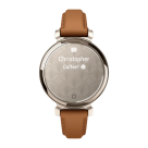 Спортивные часы Garmin Lily 2 Classic, рыжевато-коричневый кожаный ремешок - фото 4