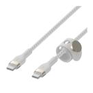 Кабель с оплёткой и ремешком Belkin BoostCharge Pro Flex USB-C (USB 2.0) (1 м) (CAB011) - фото 4