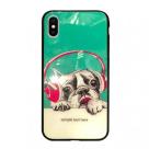 Чехол из TPU и стекла для iPhone X "Мне повезет" - фото 3