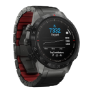 Спортивные часы Garmin MARQ Athlete (Gen 2) Performance Edition, гибридный блочный браслет, силиконовый ремешок цвета «красная плазма» - фото 10