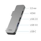 Многопортовый адаптер WiWU T5 USB-C для iPad Pro - фото 3
