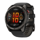 Cпортивные часы Garmin fenix 8 Pro, 51 мм, AMOLED, титан с DLC, сапфир, силиконовый ремешок цвета «чёрный/серый» - фото 4
