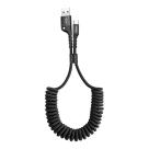 Витой кабель Baseus Fish Eye Spring Data Cable USB-C/USB-A - фото 8
