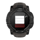 Спортивные часы Garmin Instinct 3, 50 мм, AMOLED, силиконовый ремешок угольного цвета - фото 5