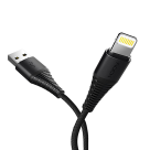 Кабель ROCK Hi-Tensile Lightnng Charge & Sync Round 250mm USB – Lightning - фото 2
