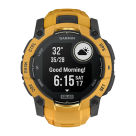 Спортивные часы Garmin Instinct 3, 50 мм, Solar, силиконовый ремешок цвета «солнечный луч/серый» - фото 8