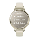 Спортивные часы Garmin Lily 2 Active, силиконовый ремешок цвета кости - фото 4