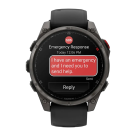 Cпортивные часы Garmin fenix 8 Pro, 47 мм, AMOLED, титан с DLC, сапфир, силиконовый ремешок цвета «чёрный/серый» - фото 10