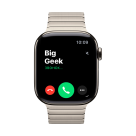 Часы Apple Watch Series 11, 42 мм, титан светлого цвета, блочный браслет