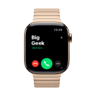 Часы Apple Watch Series 11, 42 мм, титан золотого цвета, блочный браслет