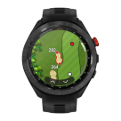 Спортивные часы Garmin Approach S70, 47 мм, чёрный силиконовый ремешок - фото 6