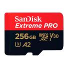 Карта памяти SanDisk Extreme Pro microSDXC UHS-I 256 ГБ (U3, V30, A2) с адаптером