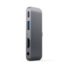 Многопортовый адаптер Satechi Mobile Pro с коннектором USB-C — (USB-C PD 3.0, USB-A 3.0, HMDI 4K 30 Гц, разъём 3,5 мм) - фото 7