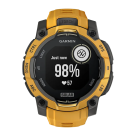 Спортивные часы Garmin Instinct 3, 45 мм, Solar, силиконовый ремешок цвета «солнечный луч/серый»
