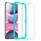 Защитное стекло с установочной рамкой ESR Screen Shield для iPhone XR и 11 (2D)