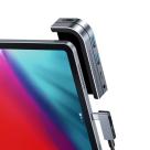 Многопортовый адаптер Baseus Bend Angle No.7 для iPad Pro (USB-C PD 100 Вт, 2 USB-A 3.0, SD, microSD, HDMI 4K 30 Гц, разъём 3,5 мм) - фото 7