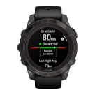 Спортивные часы Garmin fenix 7 Pro Sapphire Solar Edition, 47 мм, чёрный силиконовый ремешок - фото 12