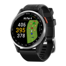 Спортивные часы Garmin Approach S44, чёрный силиконовый ремешок - фото 2