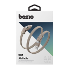 Плоский кабель с нейлоновой оплёткой Energea Bazic GoCharge AluCable USB-C, Lightning — USB-C, USB-A (1 м) - фото 7