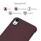 Чехол Pitaka Aramid MagCase Plain для iPhone XR Black-Red - фото 5