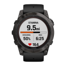 Спортивные часы Garmin fenix 7X Pro Sapphire Solar Edition, 51 мм, чёрный силиконовый ремешок - фото 10