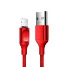Кабель с нейлоновой оплёткой ROCK Auto Disconnect Data Cable Lightning/USB-A (1 м)