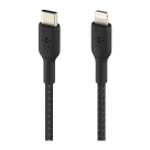 Кабель с оплёткой Belkin BoostCharge USB-C — Lightning (2 м) (CAA004) - фото 2
