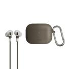 Силиконовый чехол с карабином и шнурком от потери Uniq Vencer для AirPods Pro 1-го поколения