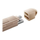 Плоский кабель-брелок с нейлоновой оплёткой Energea Bazic GoCharge AluCable USB-C, Lightning — USB-C, USB-A (15 см) - фото 7