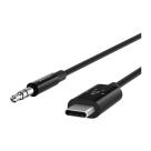 Аудиокабель Belkin RockStar USB-C — 3,5 мм TRS (0,9 м) (F7U079) - фото 2