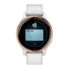 Спортивные часы Garmin Venu 2S, 40 мм, белый кожаный ремешок, белый силиконовый ремешок - фото 7