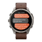 Спортивные часы Garmin fenix 9 Pro, 47 мм, AMOLED, титан, сапфир, кожаный ремешок цвета «грецкий орех», силиконовый ремешок (с inReach) - фото 10