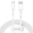 Дата-кабель с ремешком Baseus USB-C/USB-A (1 м, 3 А, 480 Мбит/с)