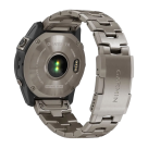 Спортивные часы Garmin quatix 7X Solar Edition, 51 мм, титановый блочный браслет, голубой силиконовый ремешок - фото 10