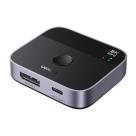 Переключатель Ugreen DisplayPort, USB-C — DisplayPort 1.4 (AW701)