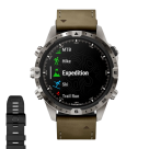 Спортивные часы Garmin MARQ Adventurer (Gen 2), гибридный ремешок, чёрный силиконовый ремешок