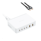Сетевое зарядное устройство VOLTME Revo 240 мощностью 240 Вт (4 USB-C, 2 USB-A) (GaN) и кабель USB-C (1,2 м) - фото 2